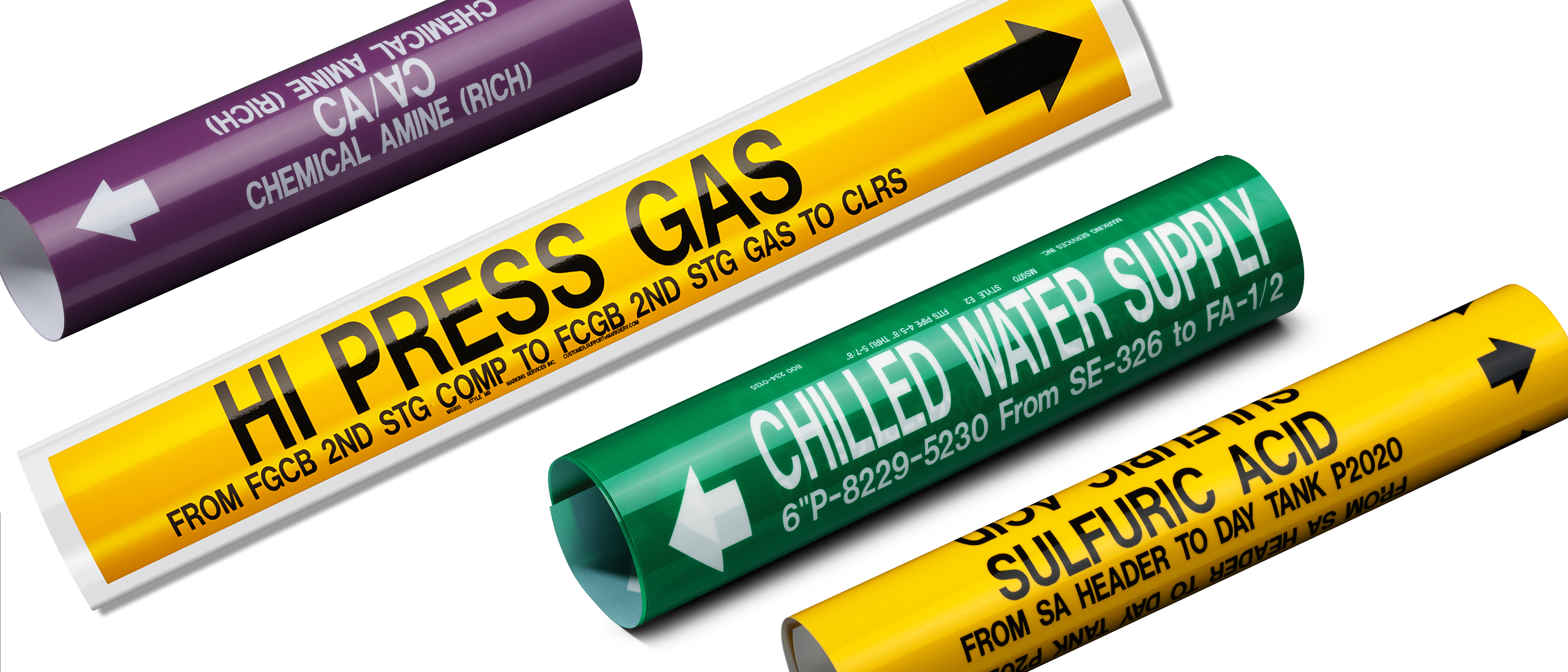 Pipe Markers from MSI