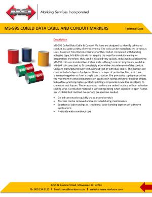 MS-995 Coiled Data and Conduit Markers 11.24.21