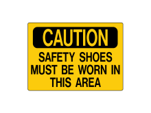 MS-900 Self-Adhesive Caution Operational & Safety Sign from MSI