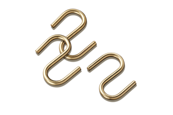 Brass "S" Hook Fastener