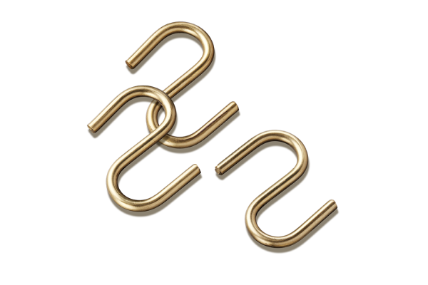 Brass "S" Hook Fastener 