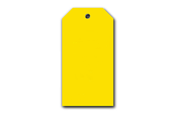 Blank Accident Prevention Tags from MSI