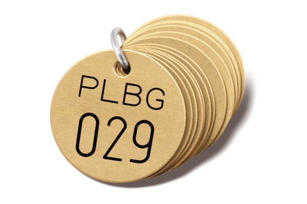 Brass Valve Tags  Marking Services Incorporated