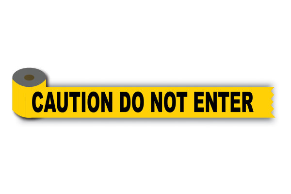 Caution Do Not Enter Tape From MSI 