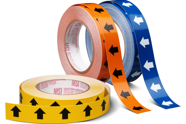 MS-900 Arrow Pipe Marking Tape from MSI