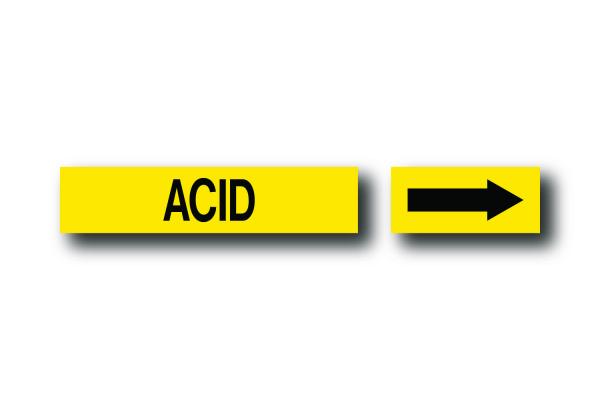 MS-900 Self-Adhesive Economy Marker - Acid 