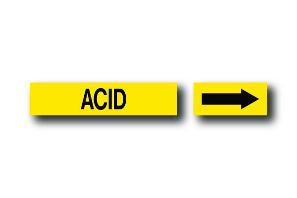 MS-900 Self-Adhesive Economy Marker - Acid