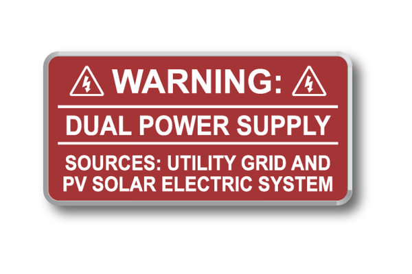 MS-215 Solar Placard from MSI