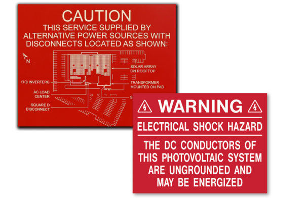 Solar Labeling Products from MSI