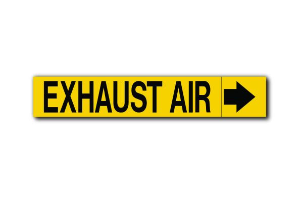 MS-900 Duct Marker /w attached score arrow - Exhaust Air