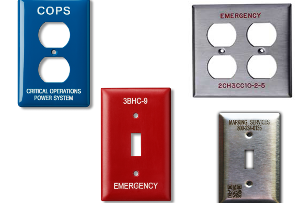 Stainless Steel and Plastic Switch Plates