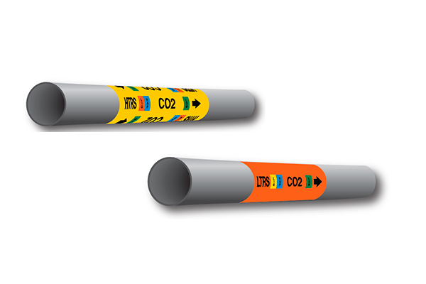 MS-995 Coiled CO2 Pipe Marker